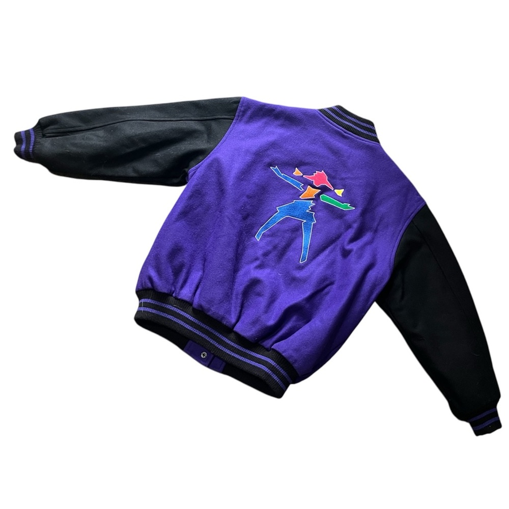 vintage 1990s American Girl Girl of Today wool blend varsity letterman jacket